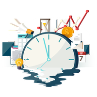 Line Management Technology Goal Time Free HQ Image PNG Image