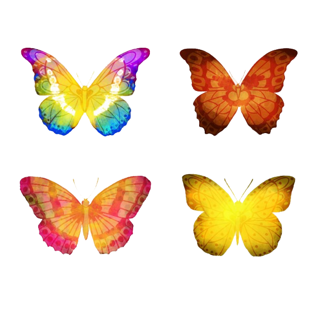 Butterflies Vector Hd PNG Image