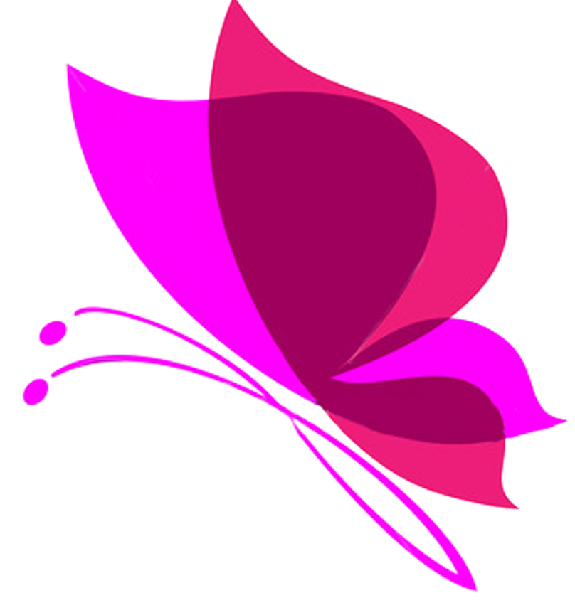 Pink Butterfly Transparent Background PNG Image