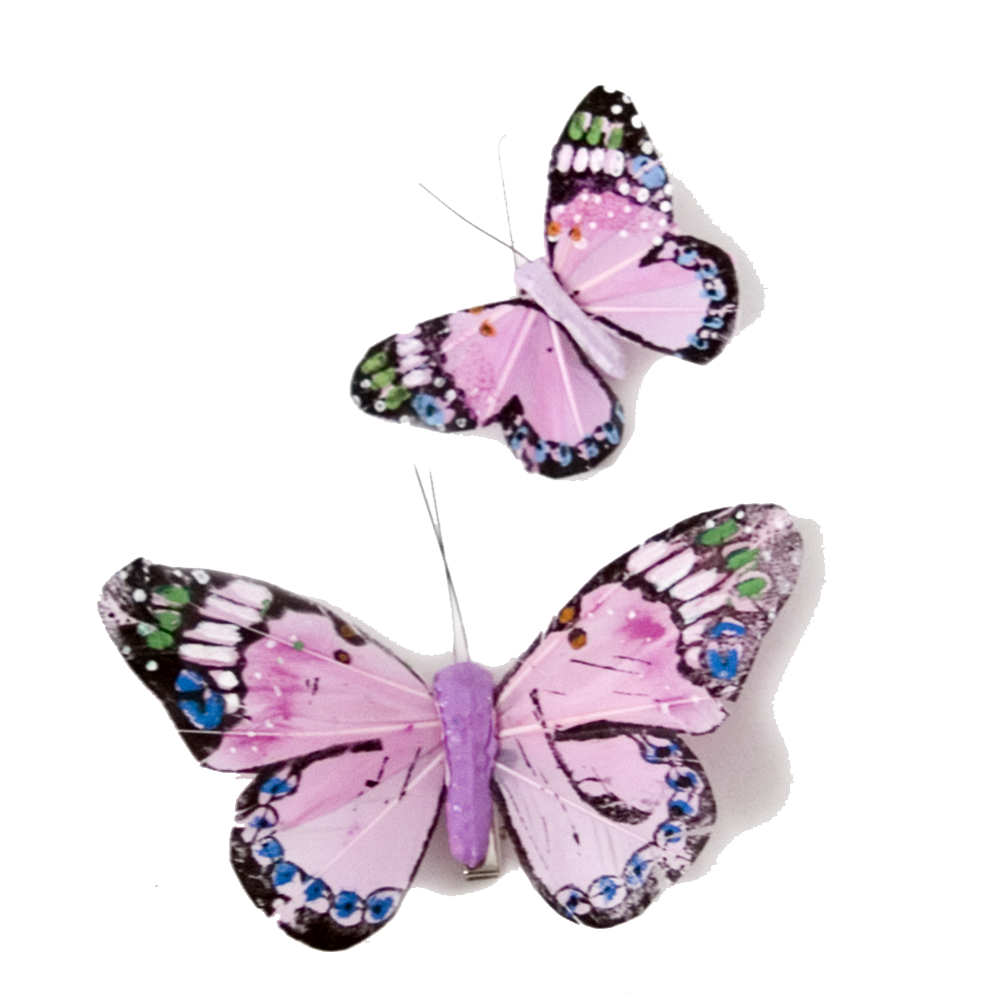 Pink Butterfly Transparent PNG Image
