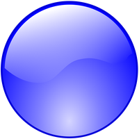 Blue Photos Button Glossy Download HD PNG
