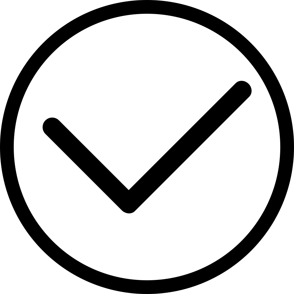 Checkbox Icons Line Mark Computer Black Transparent PNG Image