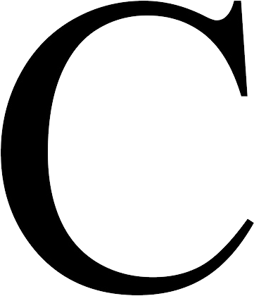Letter C Transparent PNG Image