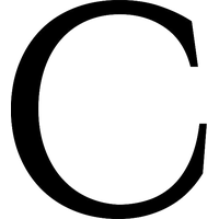 Letter C PNG