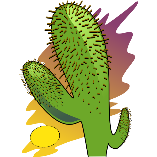 Vector Plant Prickly Cactus Free HQ Image PNG Image