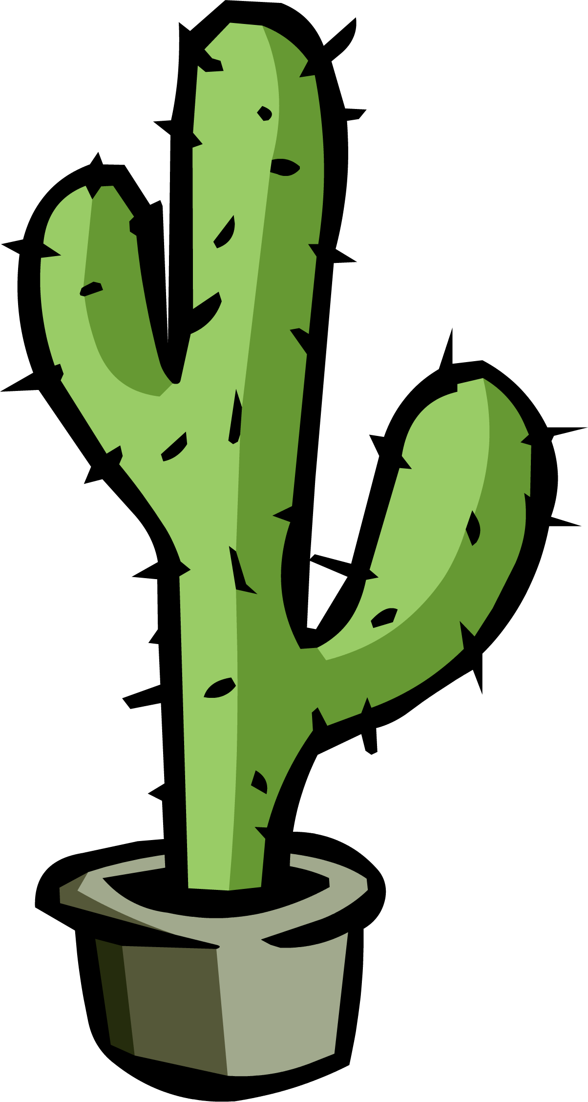 Cactus Clipart PNG Images, Cactus, Cartoon, Plant PNG Image For