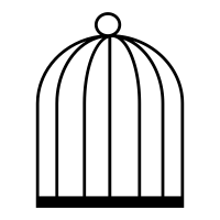Cage bird PNG