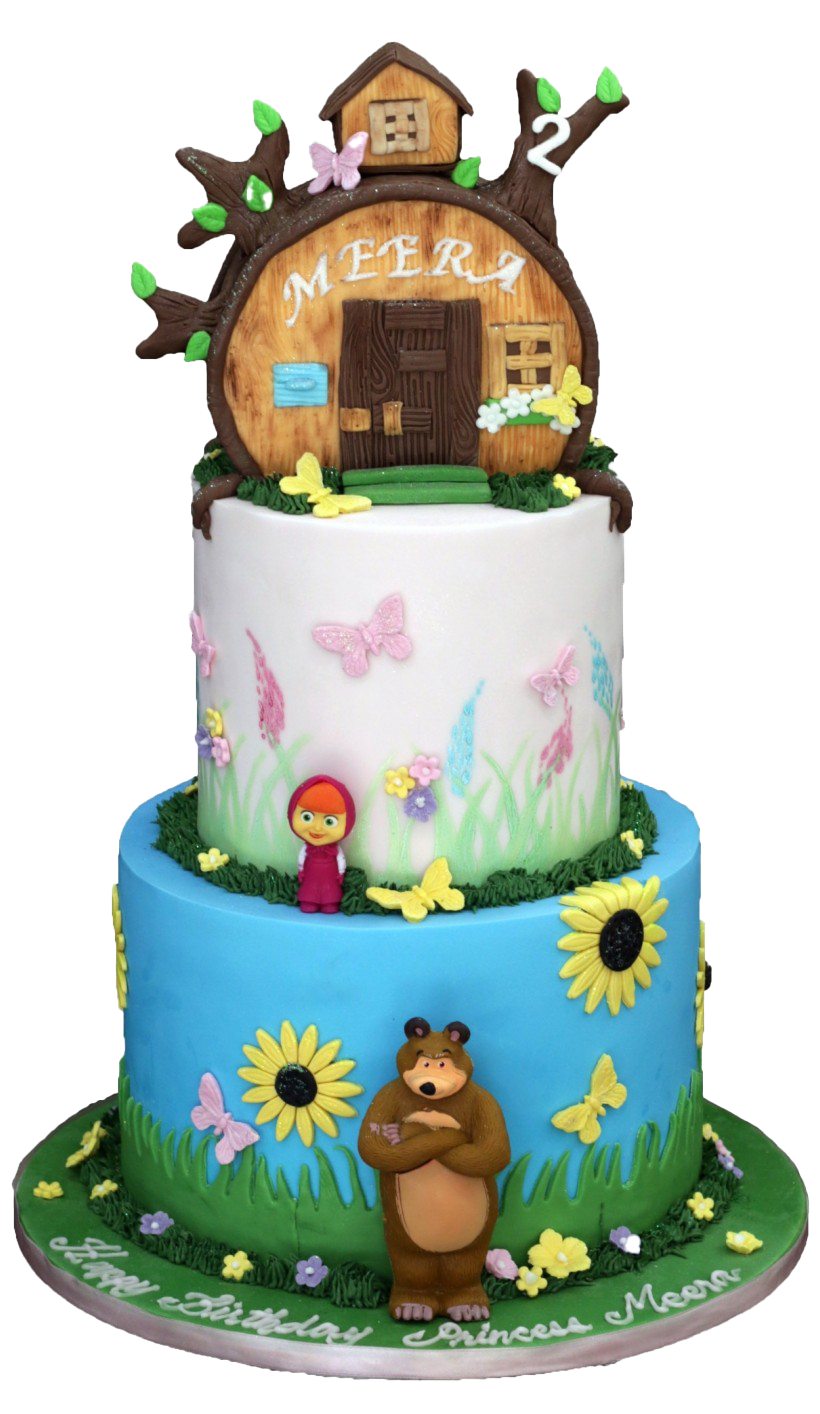 Download And Cake The Masha Bear Hq Png Image Freepngimg 