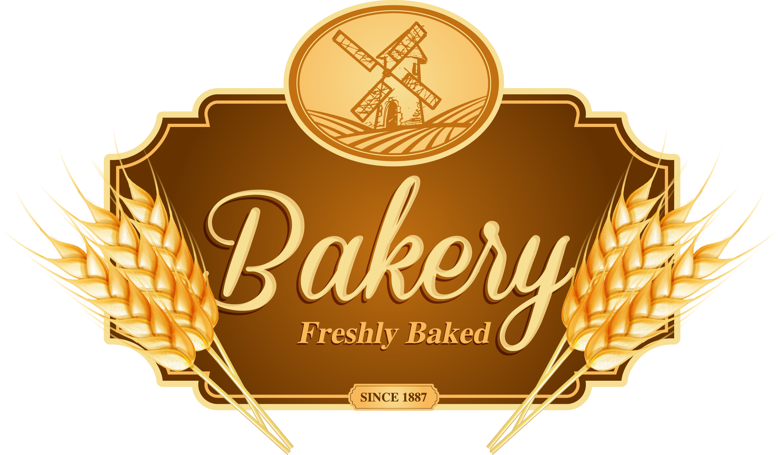 Vector Logo Bakery Bread Cupcake Free Download PNG HQ Transparent HQ ...