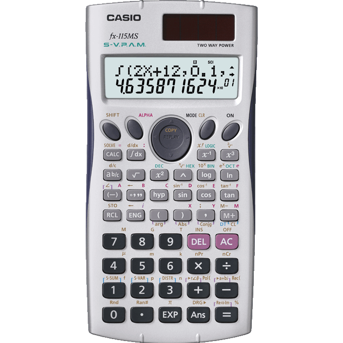 Casio Pic Scientific Calculator Free HQ Image PNG Image