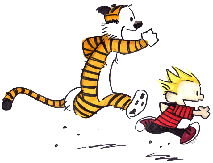 Calvin And Hobbes Clipart PNG Image