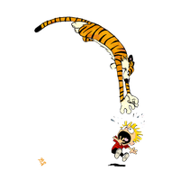 Calvin And Hobbes Transparent Image Transparent HQ PNG Download ...