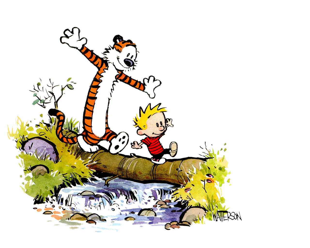 Calvin And Hobbes Image PNG Image