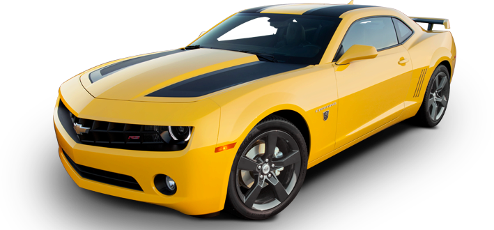 Yellow Camaro Transparent Image PNG Image