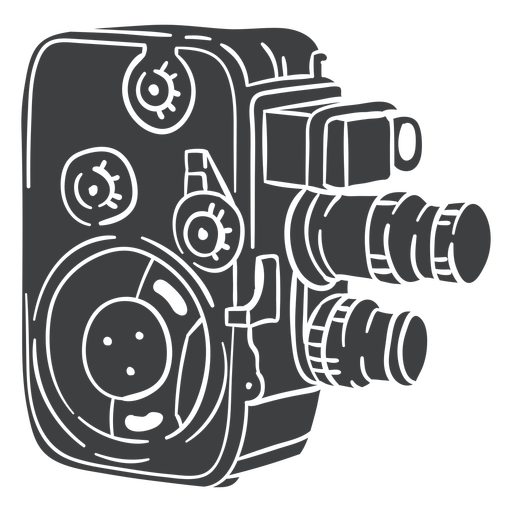 Camera Silhouette Film Free Transparent Image HD PNG Image