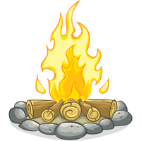 Campfire File PNG Image