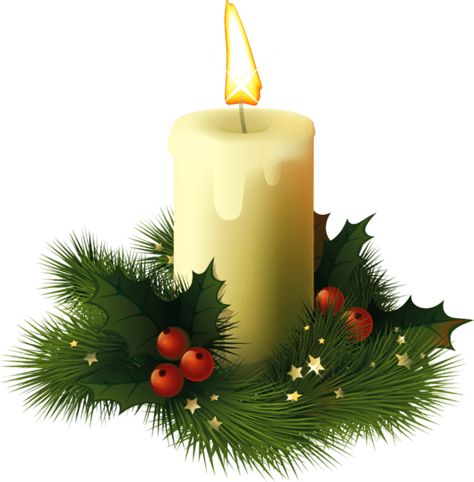 Christmas Candle Png Image PNG Image