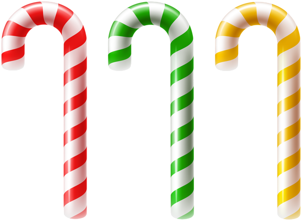 Candy cane Transparent PNG Image