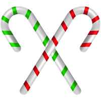 Candy cane Transparent PNG Image