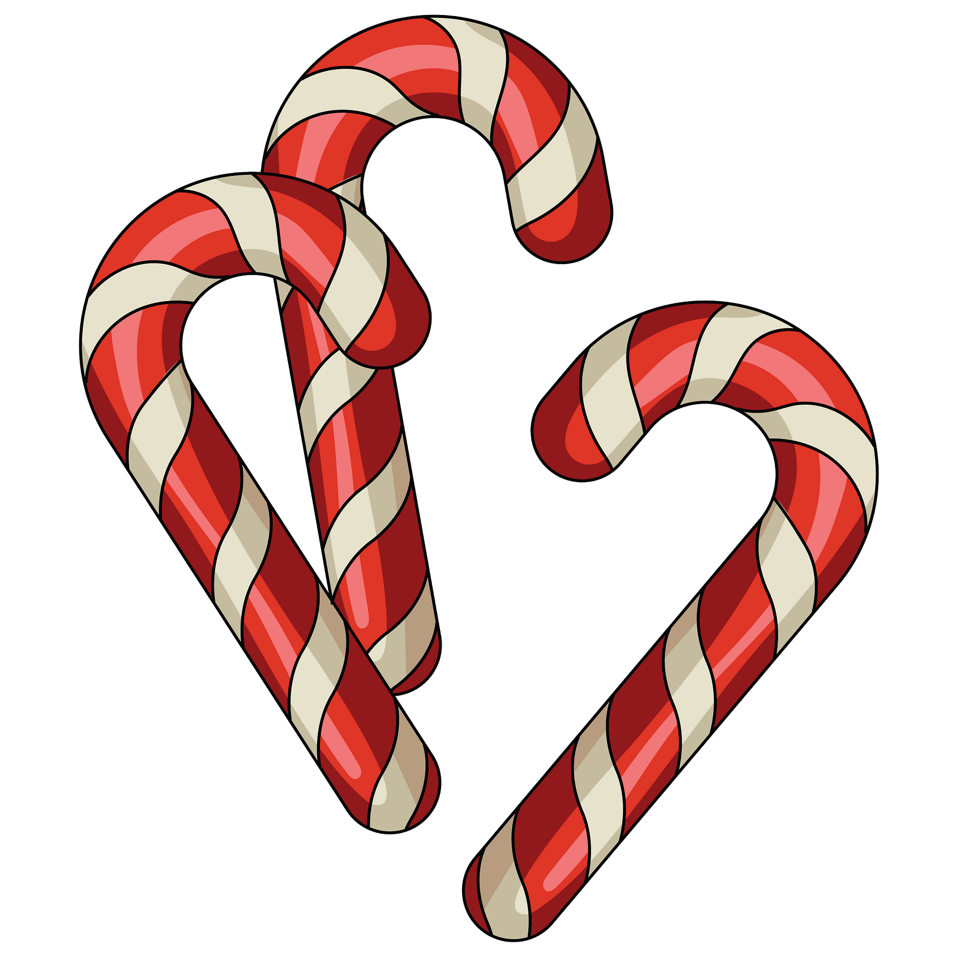Candy cane Transparent PNG Image