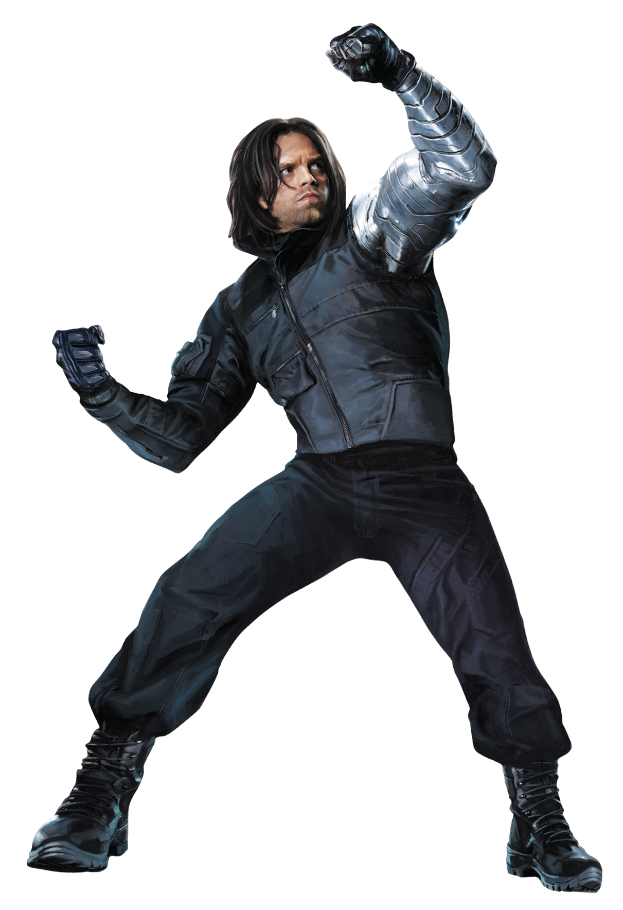Winter Soldier Bucky Clipart PNG Image
