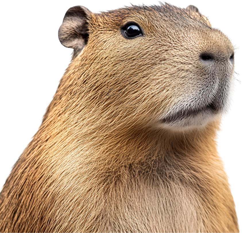 Capybara Transparent PNG Image