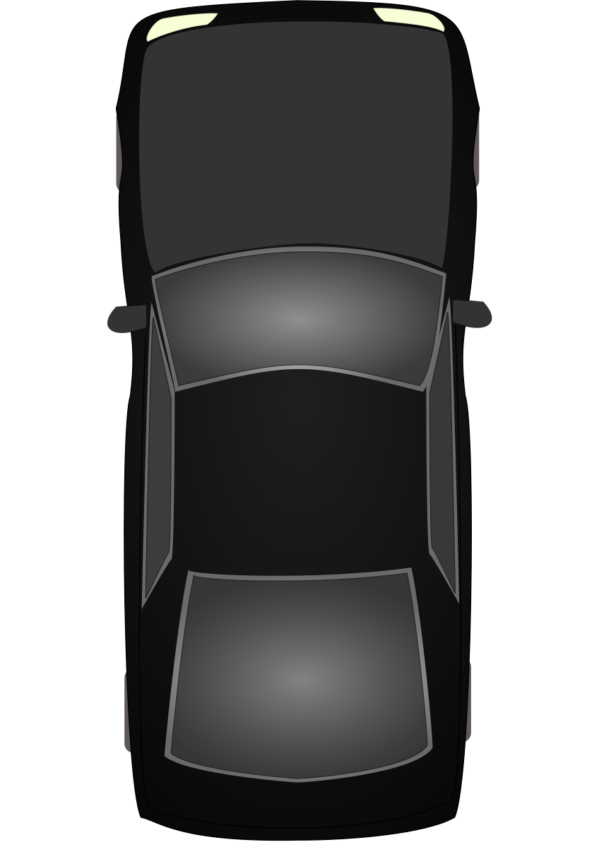 Car Top View Free Clipart HD PNG Image