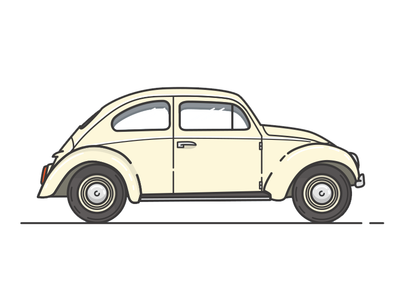 Download Vintage Classic Car Beetle Volkswagen View Vehicle HQ PNG ...