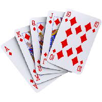 flying cards png