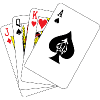 flying cards png