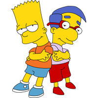 Van Bart Human Ralph Houten Milhouse Wiggum