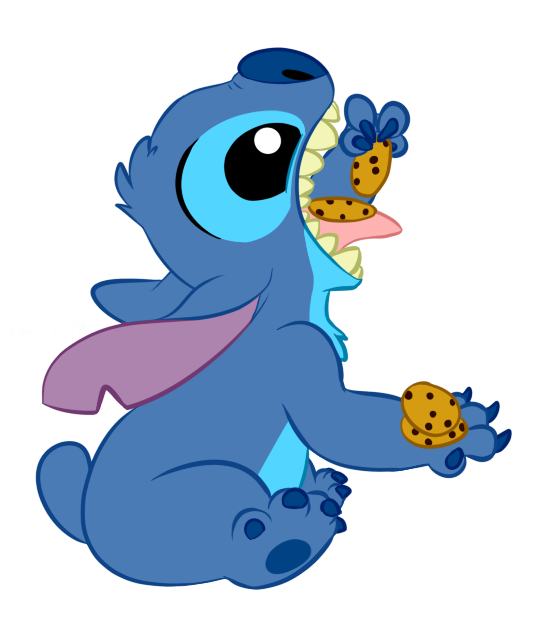 Biscuits Art Eating Stitch Fish PNG Download Free PNG Image