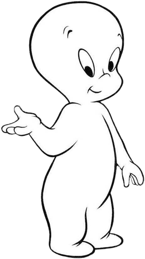 Casper Ghost Transparent PNG Image