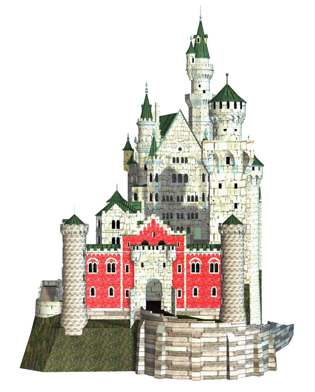 Fantasy Castle Transparent Image PNG Image