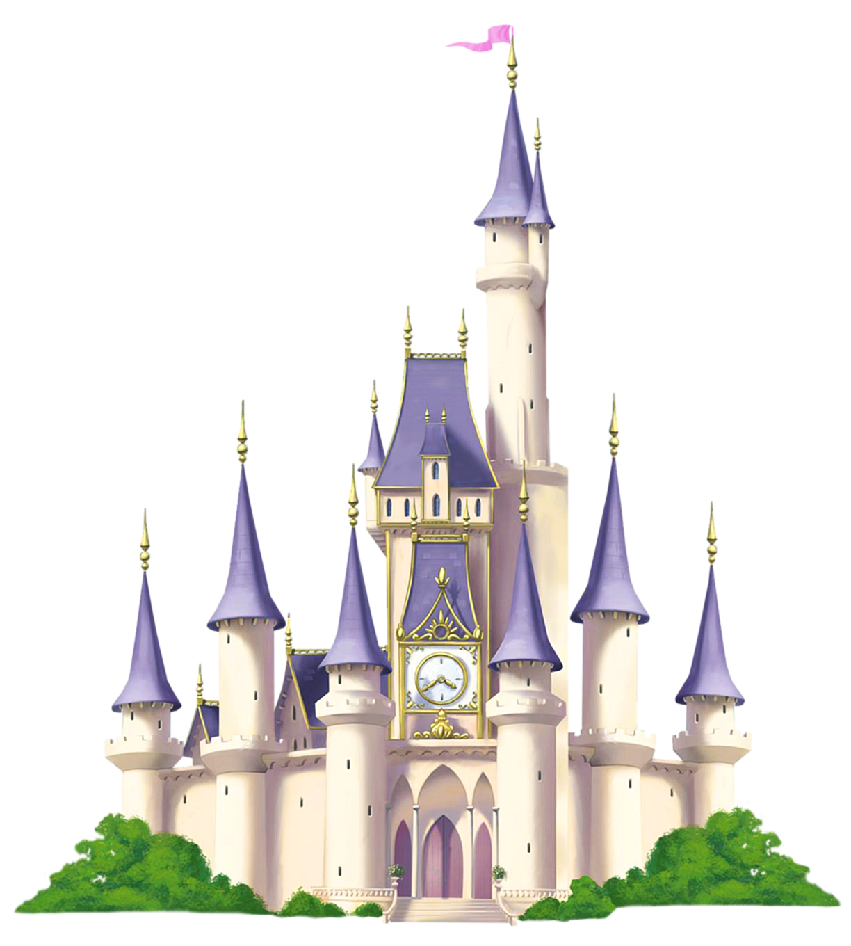 Kingdom Magic Beauty Cinderella Sleeping Castle Princess PNG Image