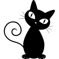 Photos Vector Black Cat PNG File HD PNG