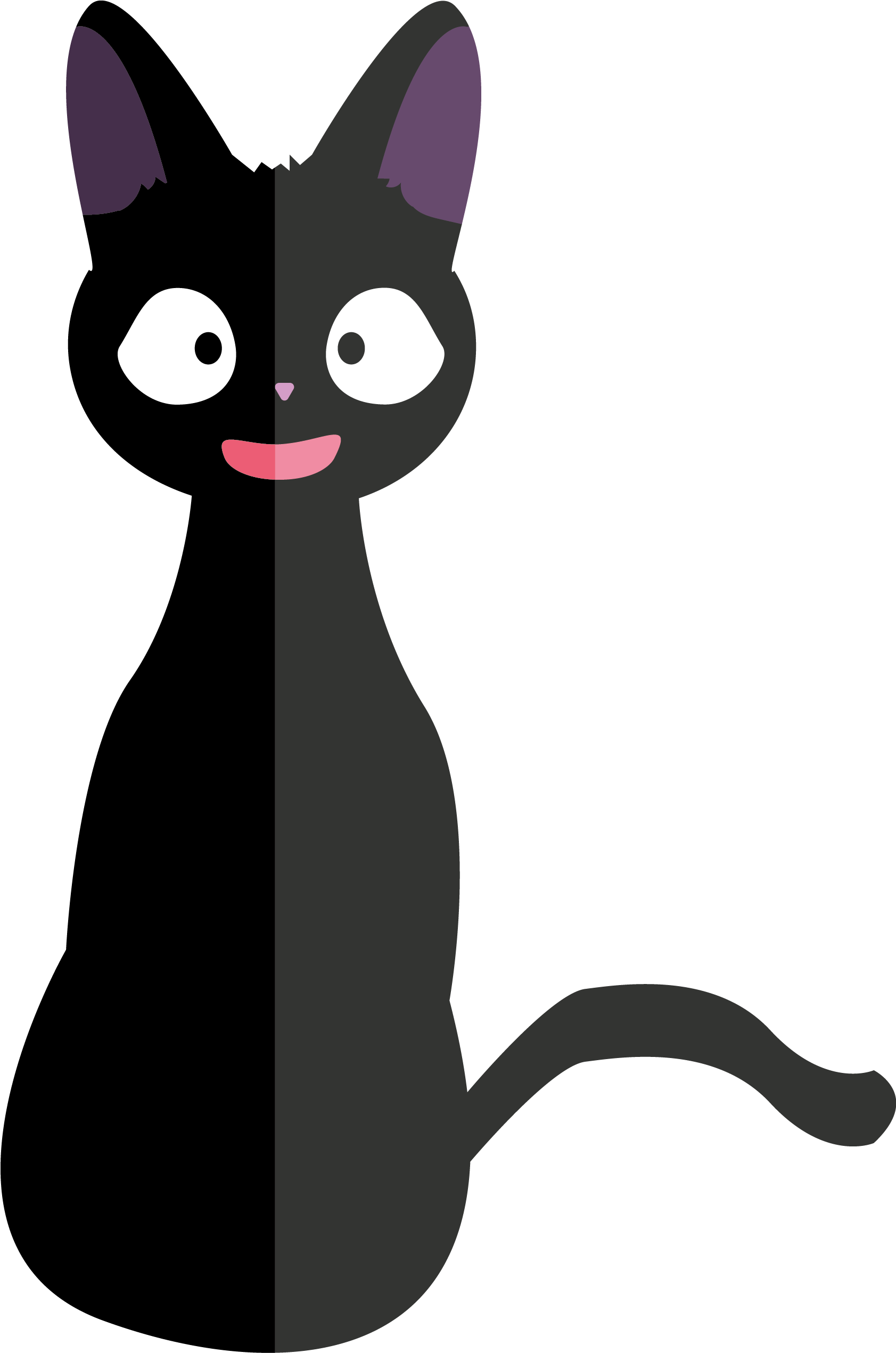 cat face vector png