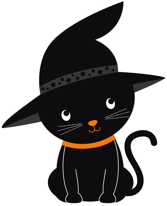 Vector Halloween Cat PNG Free Photo PNG Image
