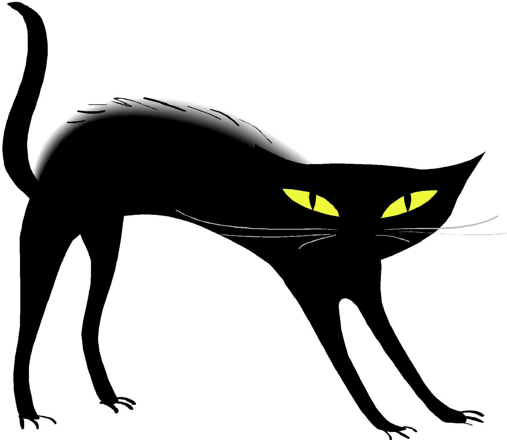 Black Cat Transparent HQ PNG Download | FreePNGImg