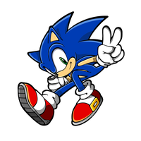 Sonic the Hedgehog transparent image download, size: 655x1219px