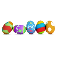 Easter eggs clipart. Free download transparent .PNG