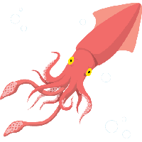 Squid PNG pack preview