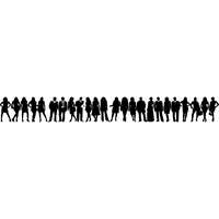 Crowd PNG pack preview