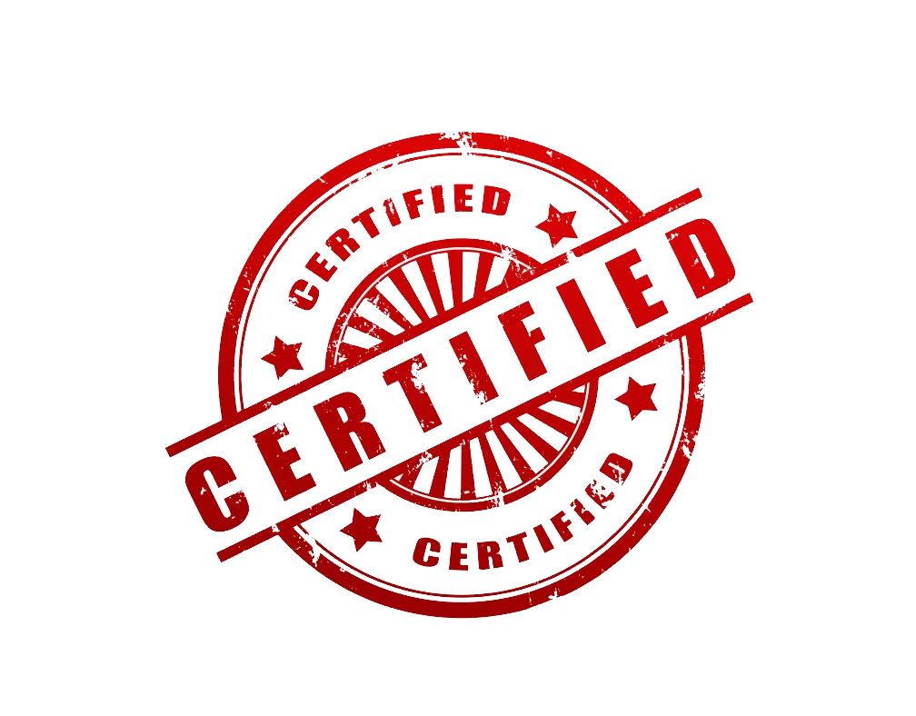 Certified Transparent PNG Image