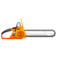 Chainsaw Transparent PNG Image