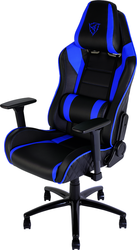 Download Blue Gaming Chair Dxracer Black HQ Image Free PNG HQ PNG Image - FreePNGImg