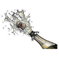 Champagne Popping Image PNG Image