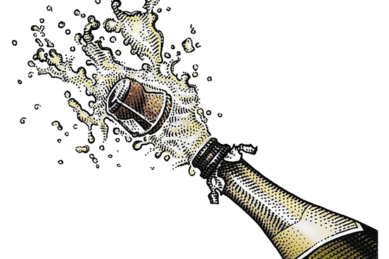 Champagne Popping Image PNG Image