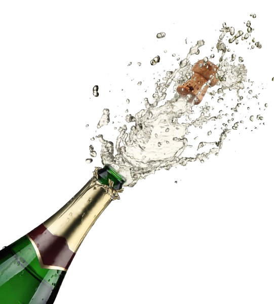 Champagne Popping Free Download PNG Image