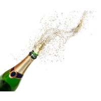 Champagne Popping Transparent PNG Image